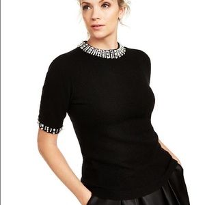 Embellished cashmere sweater chapter club